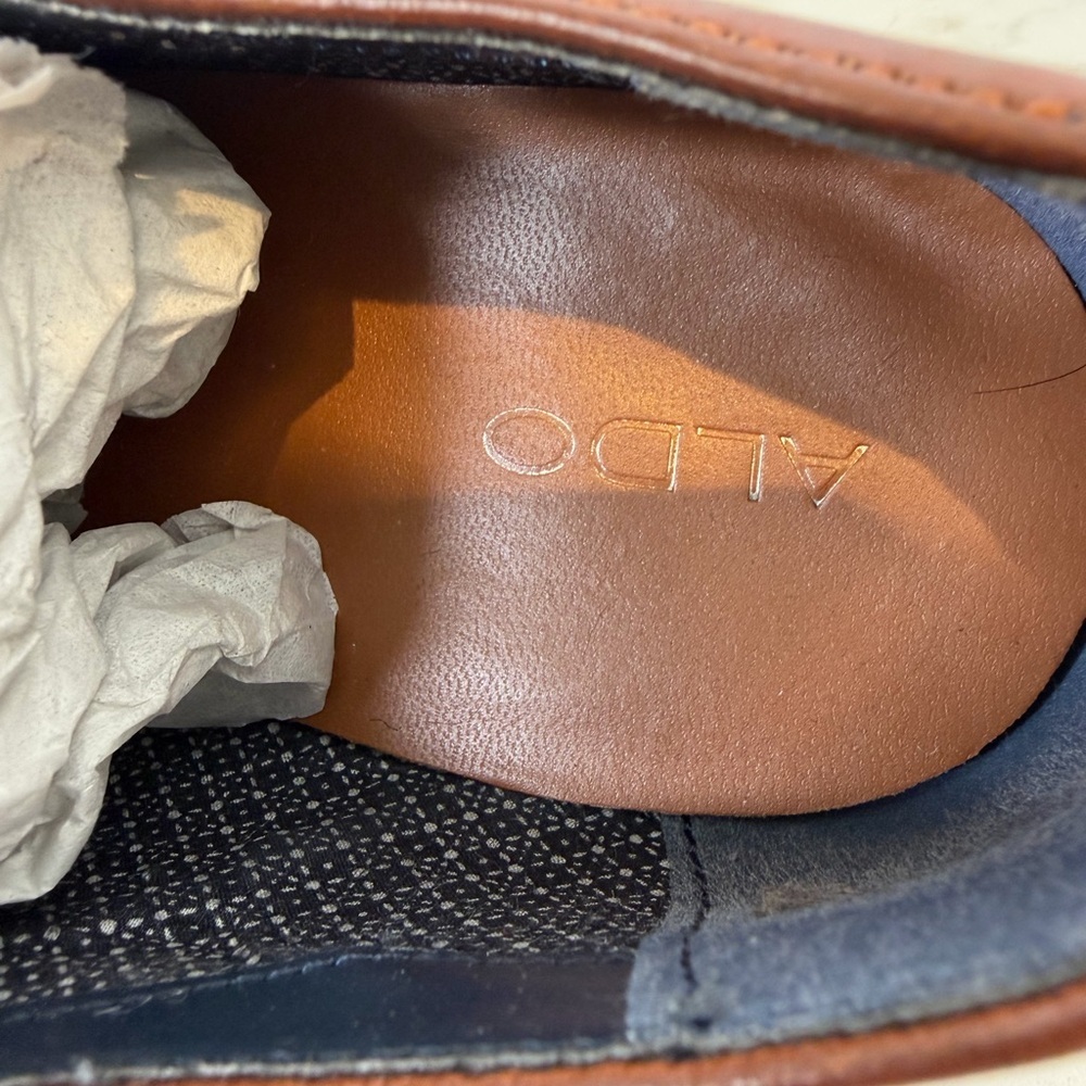 Aldo Kids Brown Leather Dress Shoes - Picture 8 of 13